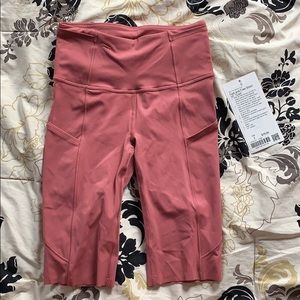 fast and free 10in lululemon bike shorts